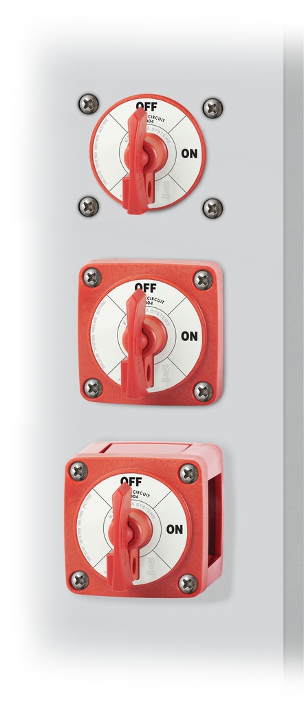 Single Circuit ON-OFF with Locking Key - Red - BLUE SEA