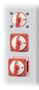 Single Circuit ON-OFF with Locking Key - Red - BLUE SEA