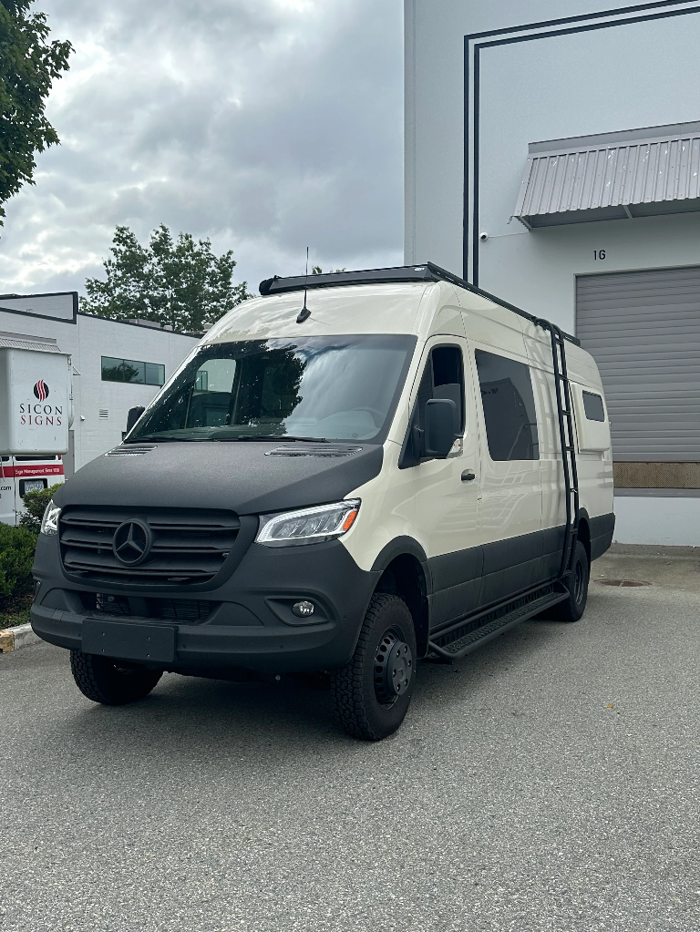 Aluminum Sprinter Side Ladder - High Roof (TECVAN)