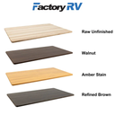 RV 38" Chocolate Dinette Booth with Table