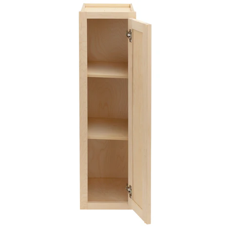 RV Wall Cabinet 9 to 36 inches | Unfinished Maple