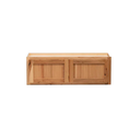 RV Microwave Wall Cabinet | Rustic Hickory