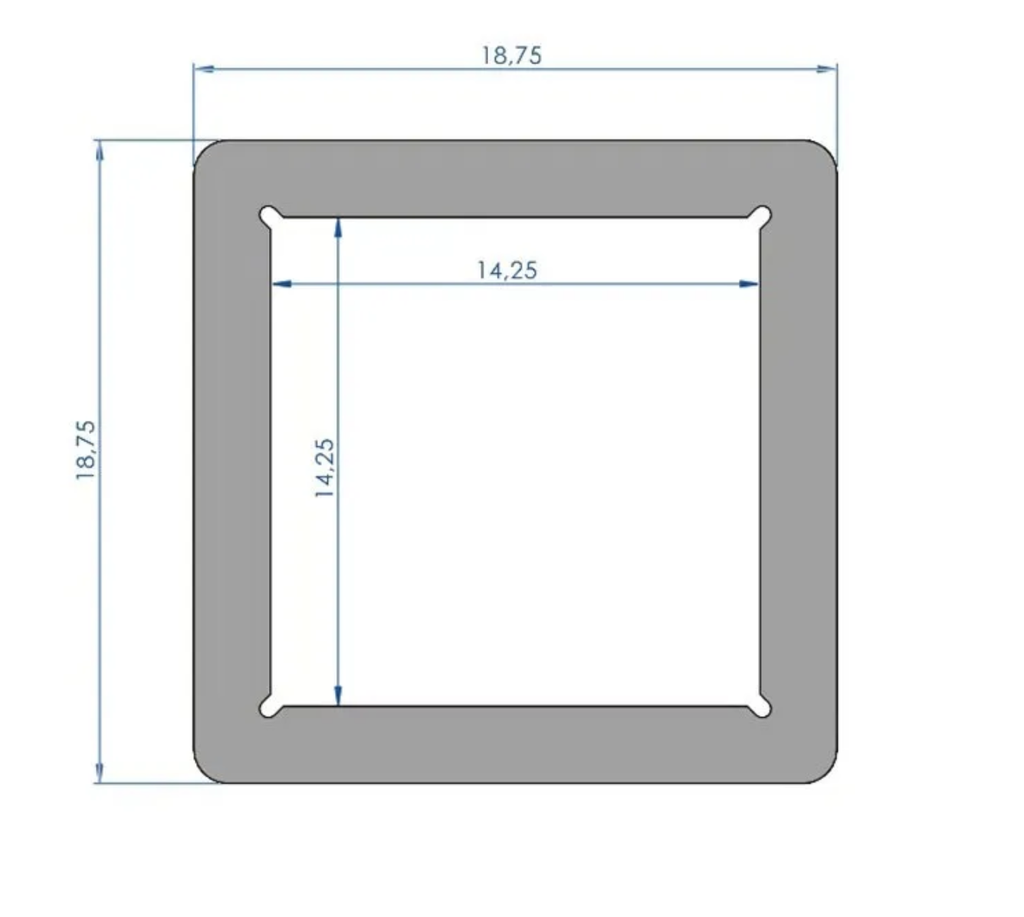 14″ X 14″ Ceiling shim - Air Conditioning installation and Fan installation