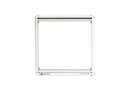 Broad Arrow Flat Window 497×497mm