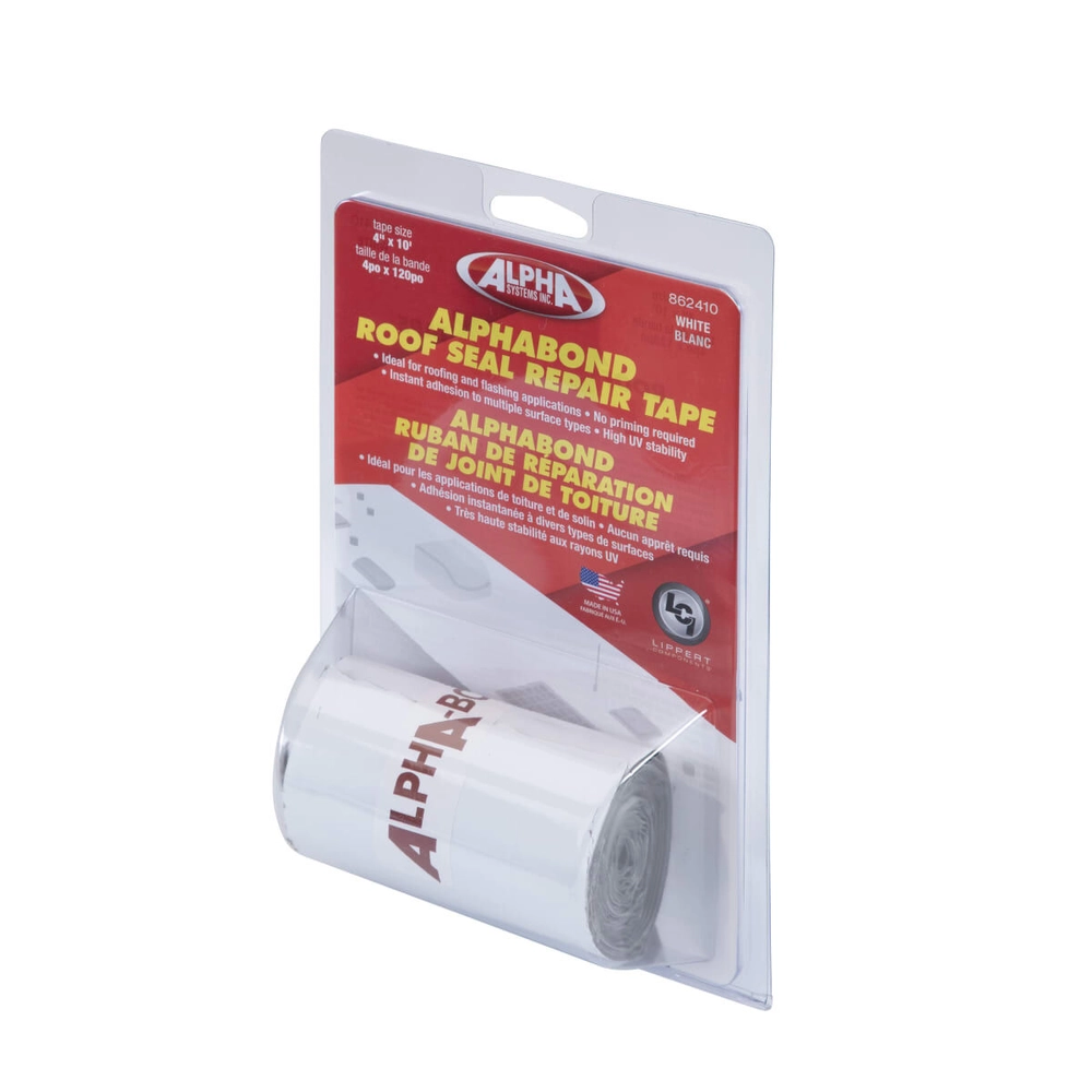 ALPHABOND TPO Tape 4" x 10' Repair Tape, White