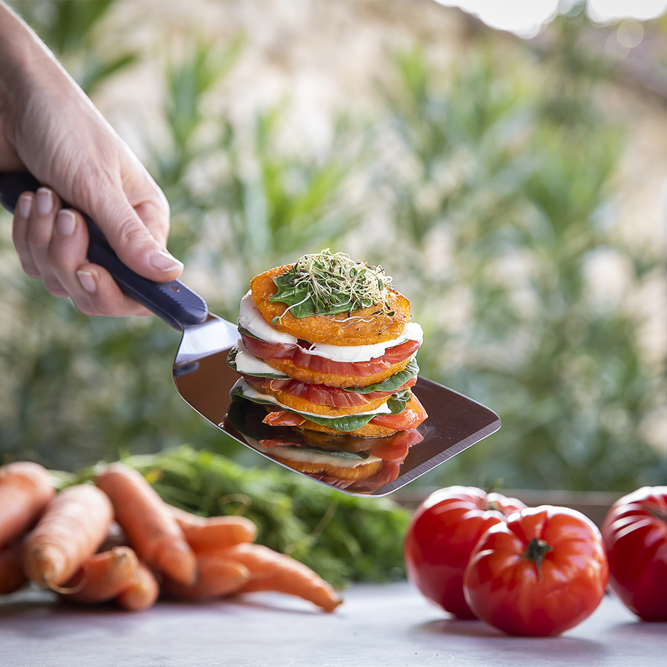 Wide angled spatula - Plancha