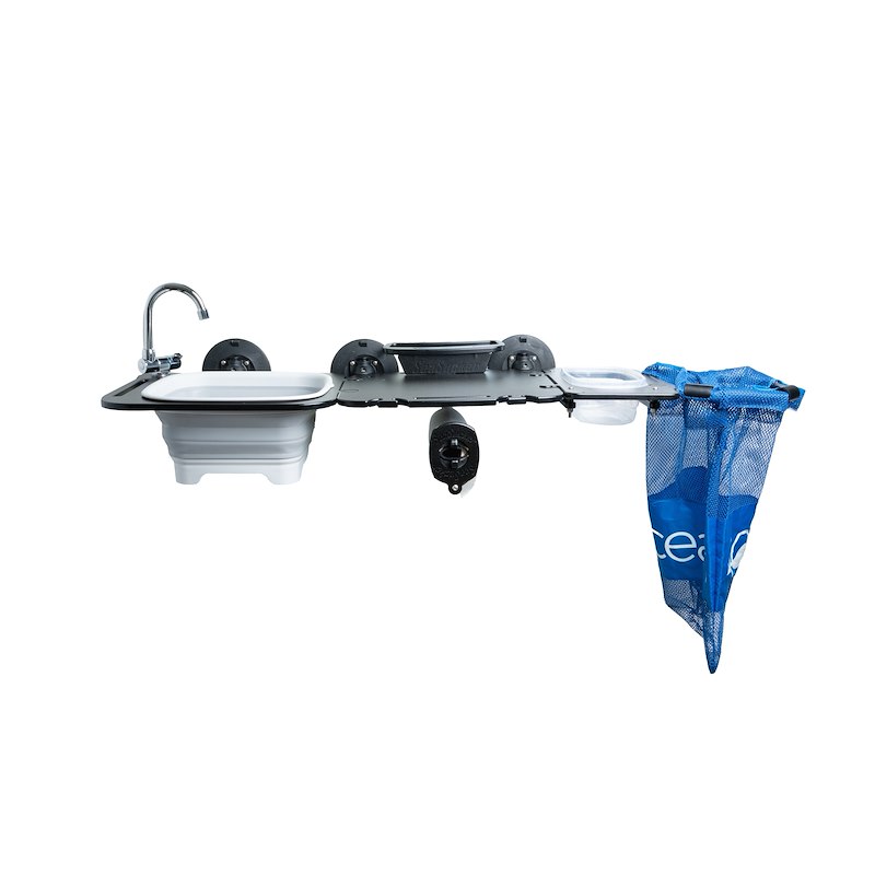 Sink Basin - Camp Kitchen Portable Suction Cup Mount To Outside Of RV/ Camper Van - Sea Sucker