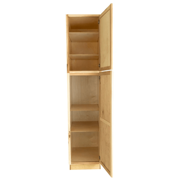 RV Pantry Cabinet Rustic Hickory