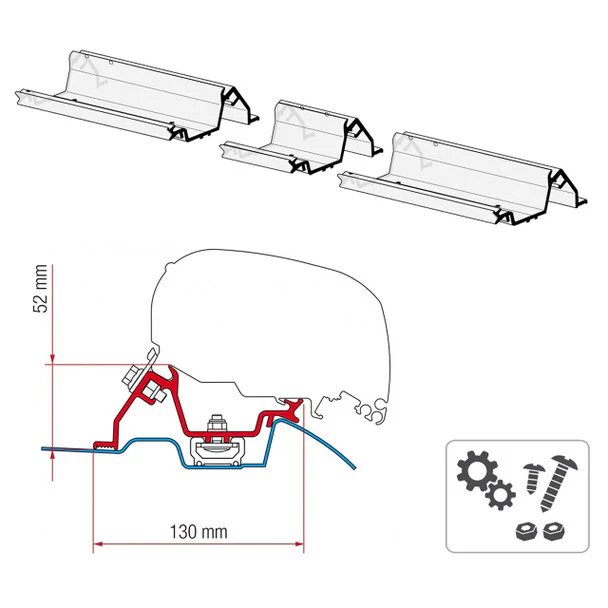 Sprinter Brackets for Fiamma F80s
