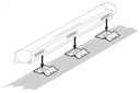 Universal - Fiamma RV Awning Installation Adapter Bracket - 98655-855 