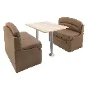 RV Dinette Booth with Table | 38" Cappuccino