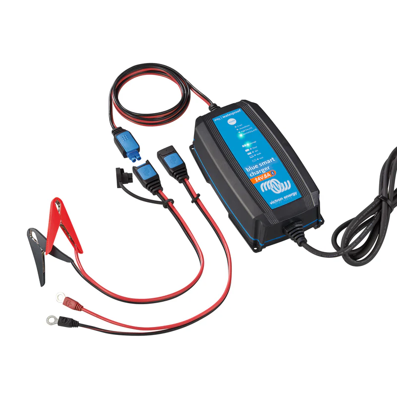 Victron Energy Blue Smart IP65 Charger 24V/8 120V NEMA 1-15P