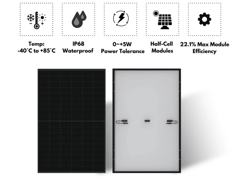 545W Longi Solar Panel bifacial