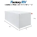 RV Fresh Water Tank 65 Gallon | 44 ½" x 19" x 17 ¼"