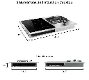 True Induction RV 2-Burner Induction Cooktop | Stainless Steel