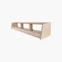 Overhead Triple Shelf Kit for Transit Van - 68"