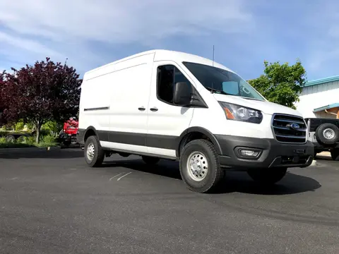 Van Compass TOPO 2 INCH FRONT AND REAR LIFT KIT - FORD TRANSIT 2015-2017, BLUE COIL 5.webp