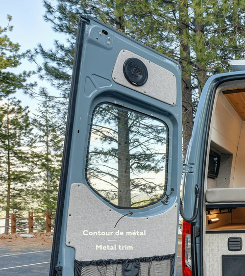 Insulated Window Covers – Rear Doors, Sprinter 2019+ (Set of 2)
