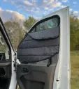 Insulated Front Door Window Covers – Ford Transit 2020+ (Medium/High Roof)