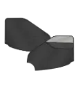 Insulated Front Door Window Covers – Ford Transit 2020+ (Medium/High Roof)