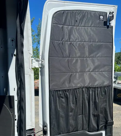 Rear Door Insulated Window Cover Set – Ford Transit 2015+ (Medium/High Roof)