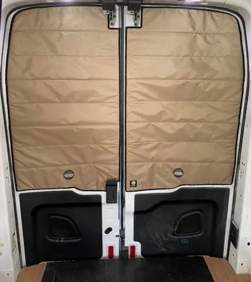 Rear Door Insulated Window Cover Set – Ford Transit 2015+ (Medium/High Roof)