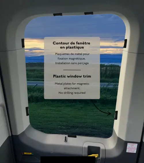 Rear Door Insulated Window Covers – Ford Transit 2015+ (Medium/High Roof)