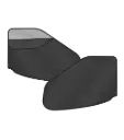 Front Door Insulated Window Covers – Ford Transit 2015–2019 (Medium/High Roof)