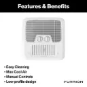 Furrion Chill® RV AC Standard Air Distribution Box for Manual Control (R410A Refrigerant Compatible)