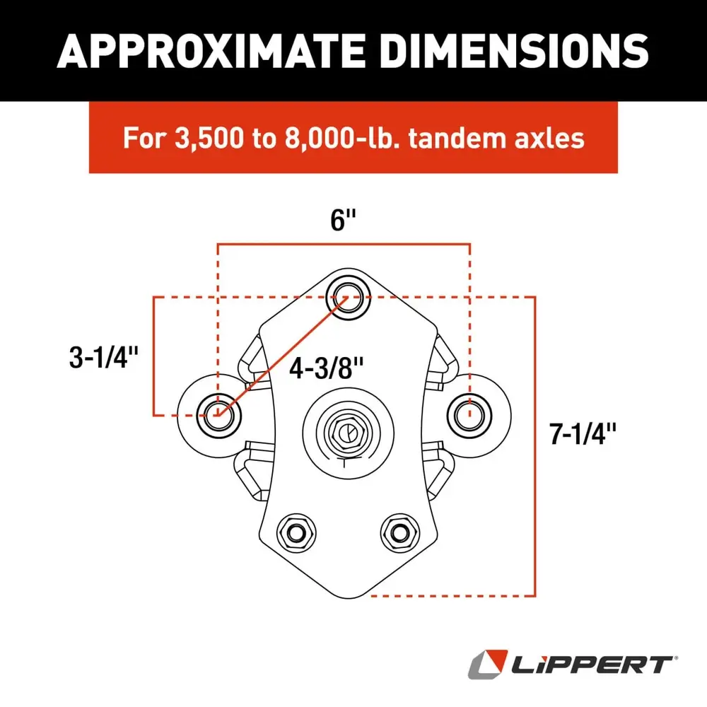 Road Armor™ Shock-Absorbing Trailer Equalizer Tandem Axle Kit for 3,500-8,000-lb. Axles (One Pair)