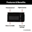 Furrion Over-The-Range Convection RV Microwave Oven - 1.5 cu. ft., Black