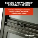 Lippert 8800 Series RV Window - 18"W x 22"H, Vertical Slider, Square Corner #2025069052 