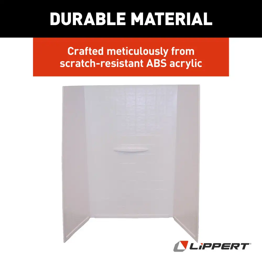 Bathtub Wall Surround - 24" x 36" x 62", White #WPF243662SPK
