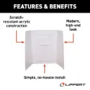 Lippert Bathtub Wall Surround - 24" x 40" x 59"