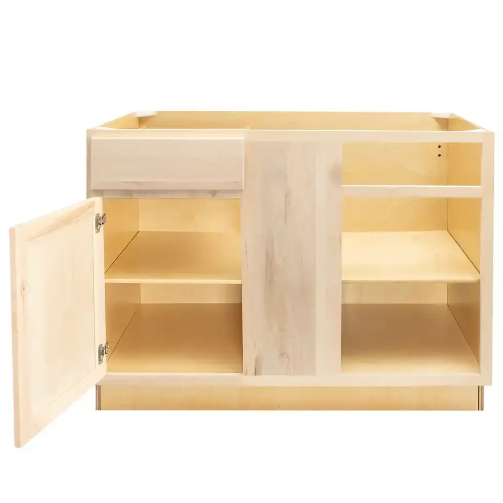 RV Blind Base Corner Cabinet Unfinished Maple MUBLB4234.524RTA 002.webp