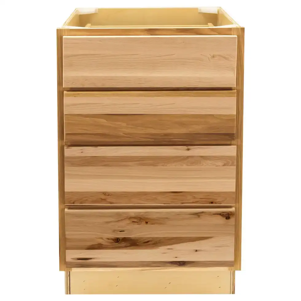 RV 4 Drawer Base Cabinet Rustic Hickory HCC4DR 005.webp