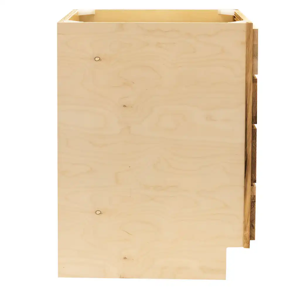 RV 4 Drawer Base Cabinet | Rustic Hickory