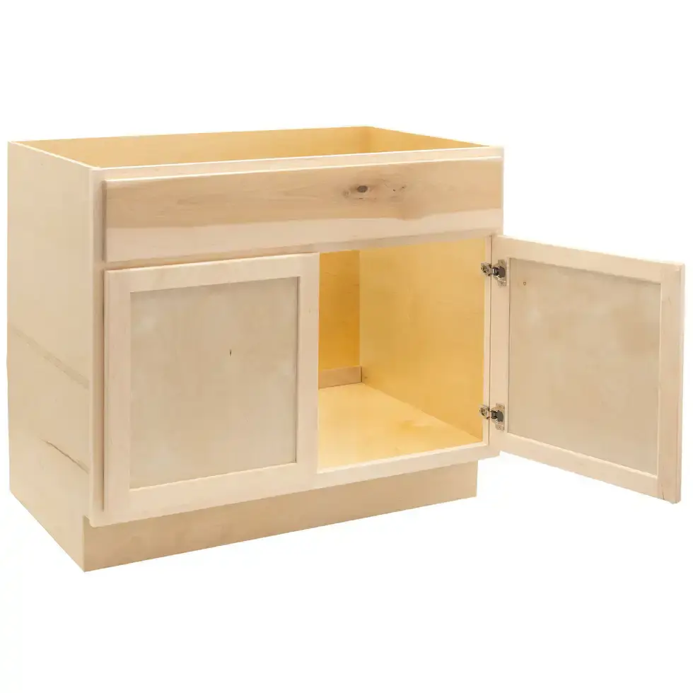 RV Sink Base Cabinet Unfinished Maple MUSB3634.524RTA 003.webp