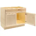 RV Sink Base Cabinet Unfinished Maple MUSB3634.524RTA 003.webp