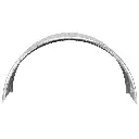 Trailer Fender 10x36x18 Aluminum Diamond Round Top 002.webp