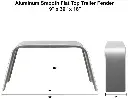 Trailer Fender 9x36x18 Aluminum Smooth Flat Top 004.webp