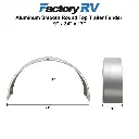 Trailer Fender 9x34x17 Aluminum Smooth Round Top 005.webp