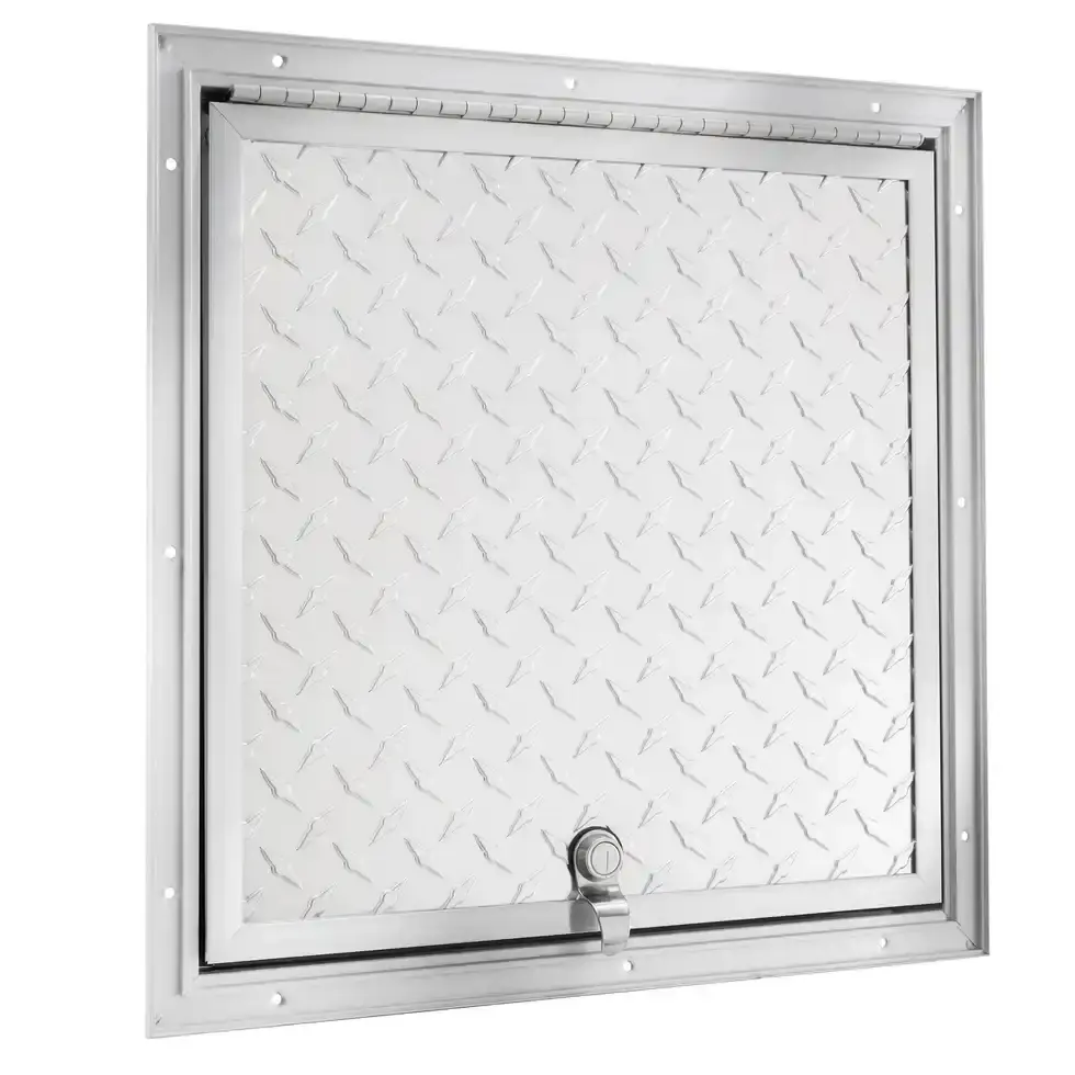 RV Baggage Door Square Diamond Plated 16 X 16 158909917 002.webp