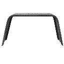 Trailer Fender 10x34x17 Steel Diamond Plate Flat Top 005.webp