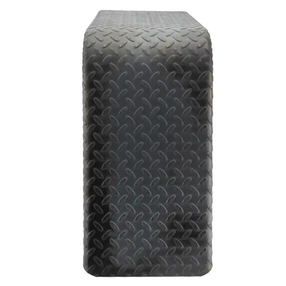 Trailer Fender 10x36x18 Steel Diamond Plate Flat Top 004.webp