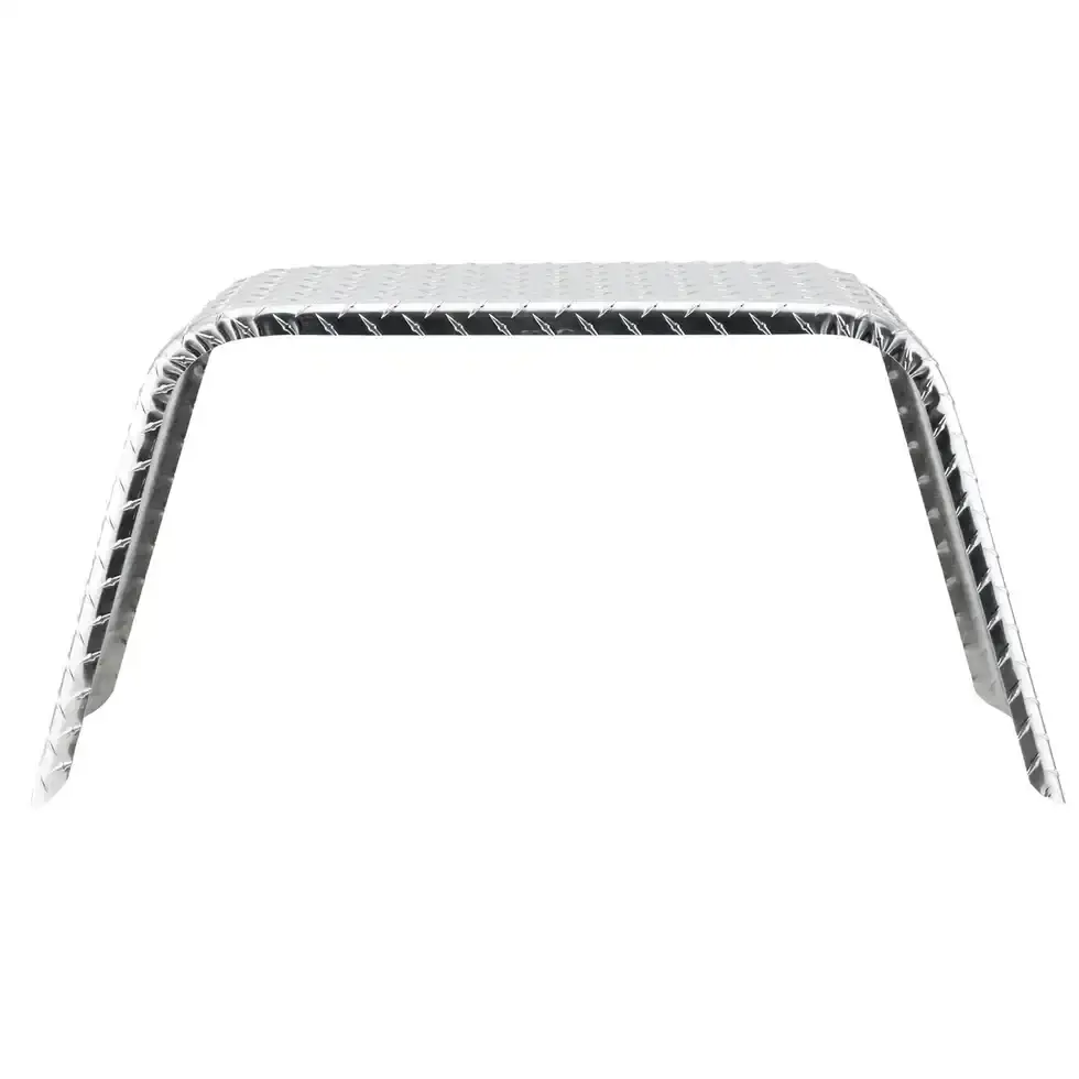 Trailer Fender 10x36x18 Aluminum Diamond Plate Flat Top 006.webp