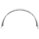 Trailer Fender 10x34x17 Aluminum Diamond Round Top 02.webp