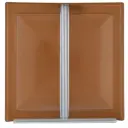 Heng's RV Camper Vent Cover | 14" X 14" Replacement for Elixer Universal & Ventline | Amber