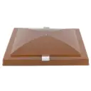Heng's RV Camper Vent Cover | 14" X 14" Replacement for Elixer Universal & Ventline | Amber
