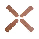 Replacement Fan Blades 16 ½ Oak Walnut Four Pack SKU 149898969 003.webp